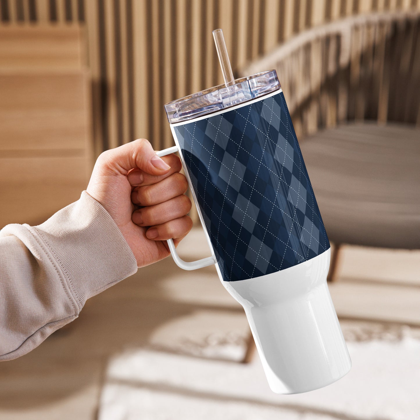 40 oz Travel Mug – Sip Strong, Sit Proud