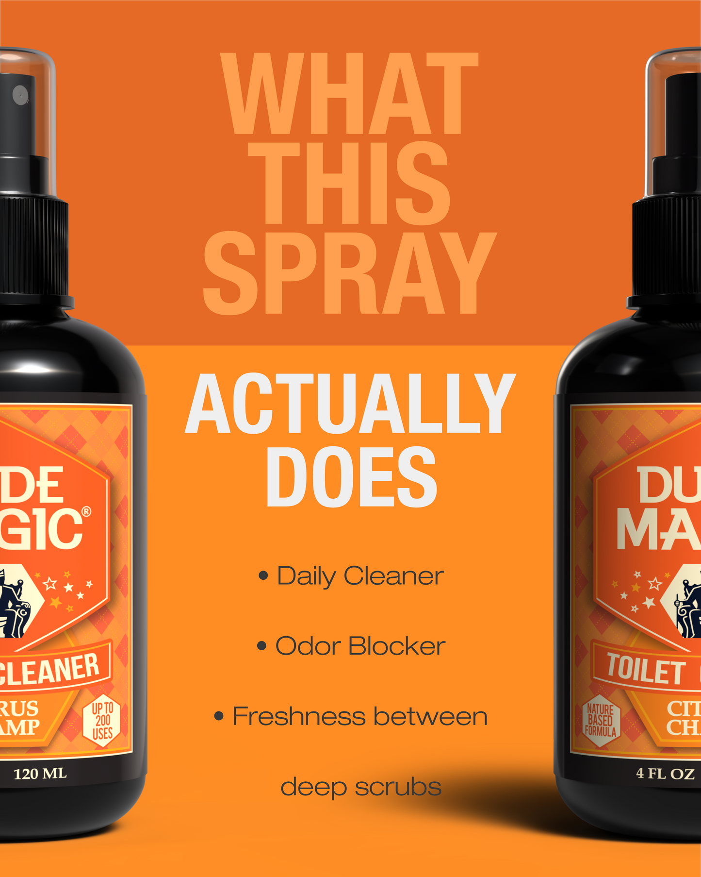 Citrus Champ Daily Toilet Spray Cleaner — 4oz