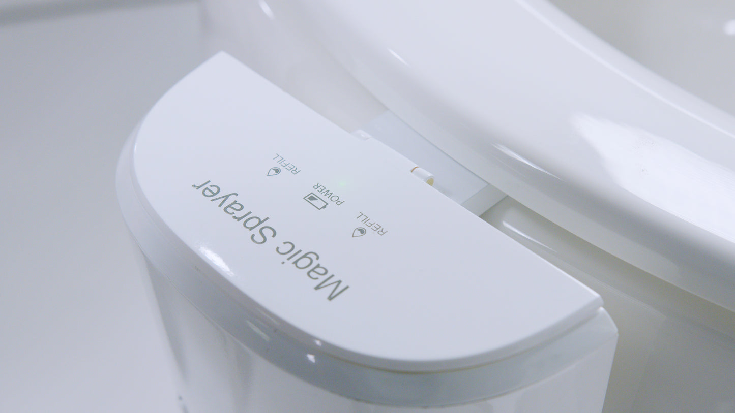 Magic Sprayer® – The Hands-Free Throne Freshener (Pre-Order Now)