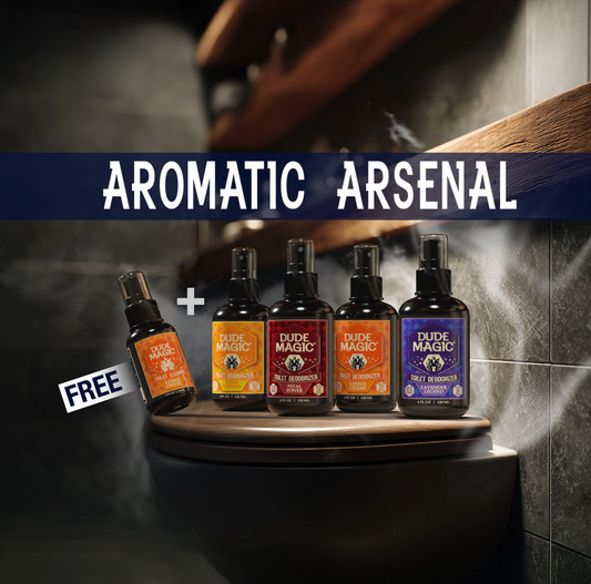 The Aromatic Arsenal — Buy 4, Get 1 FREE! One of Each Scent and a Lemon Lightning 2oz Deodorizer!