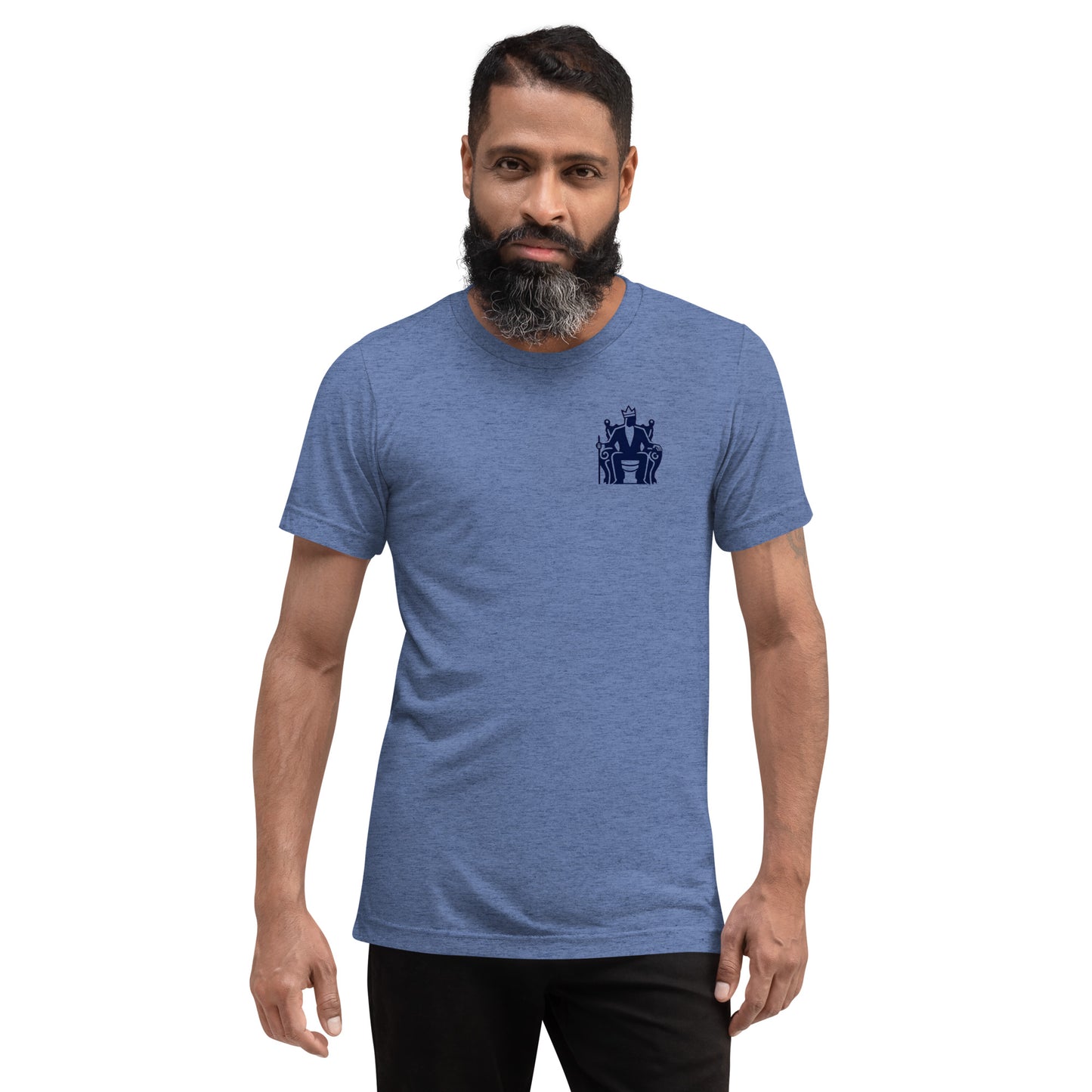 Dude Magic® Throne Tee – Tri-Blend Backprint Edition (20 colors)
